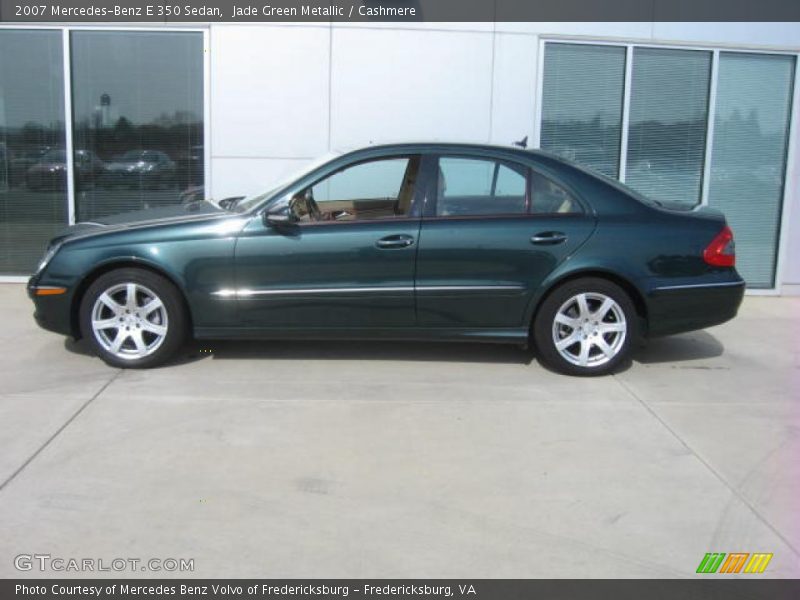 Jade Green Metallic / Cashmere 2007 Mercedes-Benz E 350 Sedan