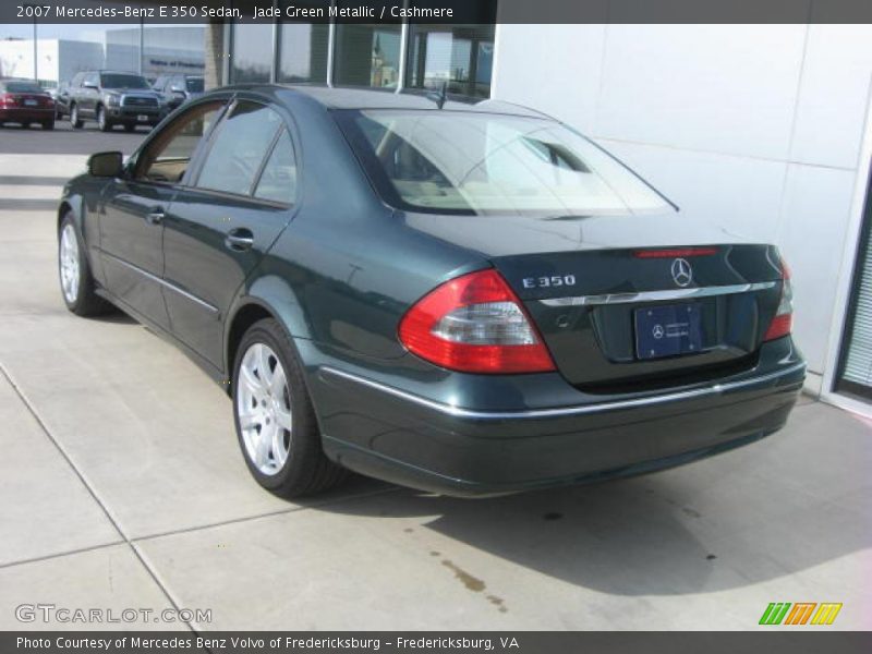 Jade Green Metallic / Cashmere 2007 Mercedes-Benz E 350 Sedan