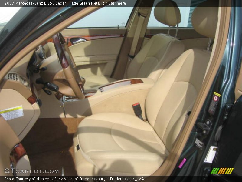 Jade Green Metallic / Cashmere 2007 Mercedes-Benz E 350 Sedan
