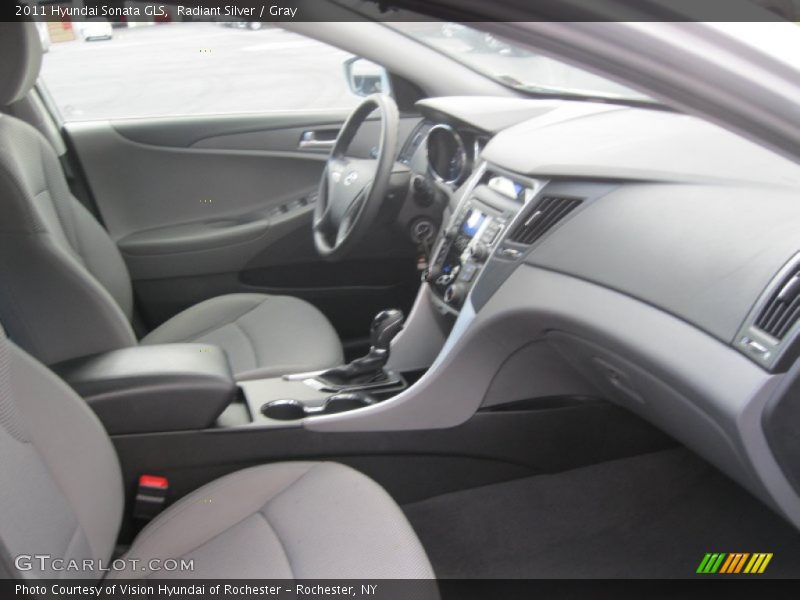 Radiant Silver / Gray 2011 Hyundai Sonata GLS