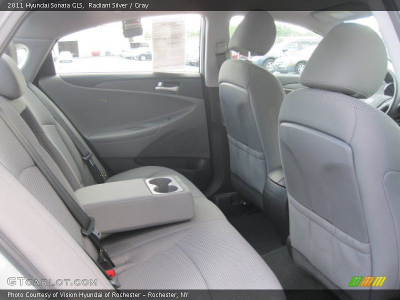 Radiant Silver / Gray 2011 Hyundai Sonata GLS