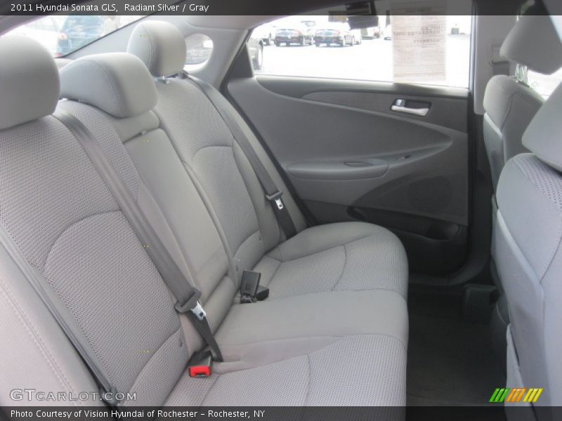 Radiant Silver / Gray 2011 Hyundai Sonata GLS