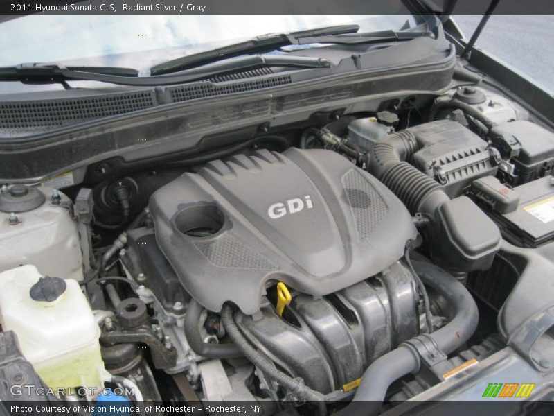 Radiant Silver / Gray 2011 Hyundai Sonata GLS