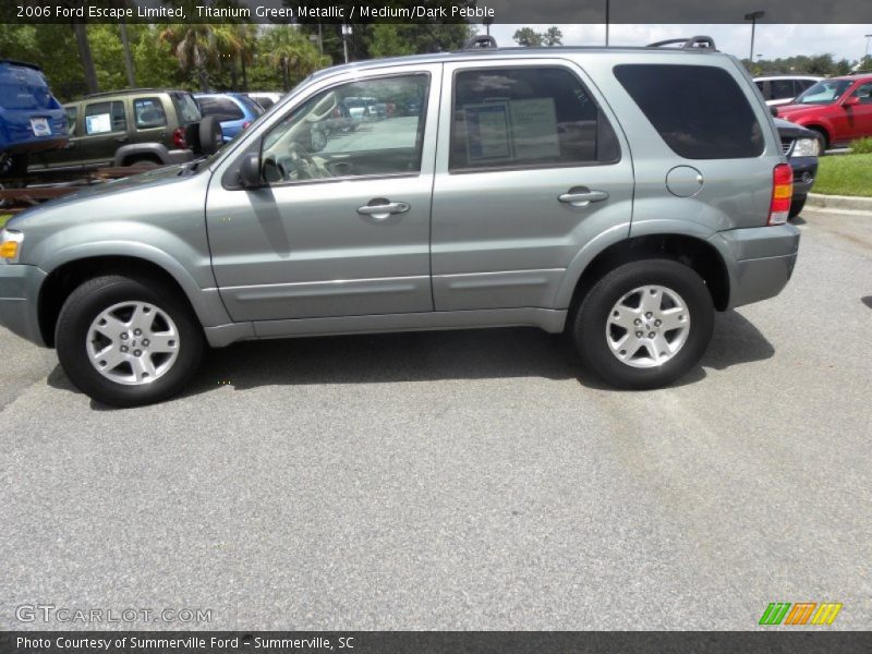 Titanium Green Metallic / Medium/Dark Pebble 2006 Ford Escape Limited