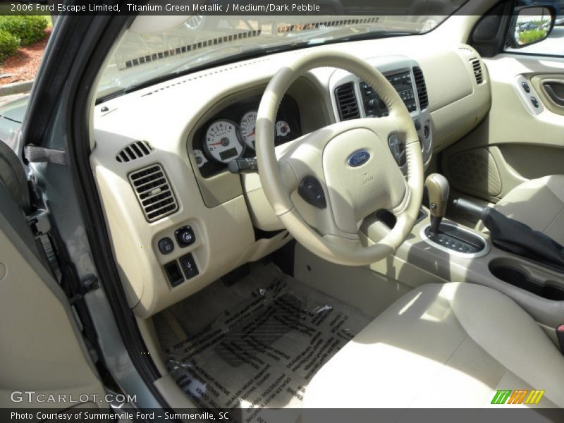 Titanium Green Metallic / Medium/Dark Pebble 2006 Ford Escape Limited