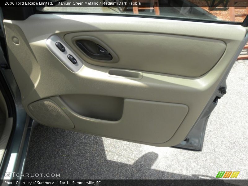 Titanium Green Metallic / Medium/Dark Pebble 2006 Ford Escape Limited