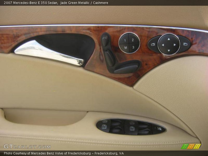 Jade Green Metallic / Cashmere 2007 Mercedes-Benz E 350 Sedan