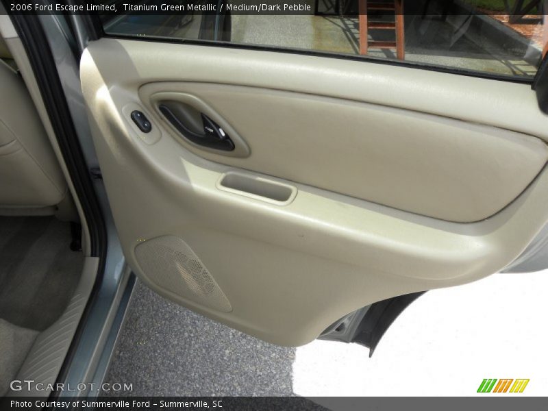 Titanium Green Metallic / Medium/Dark Pebble 2006 Ford Escape Limited