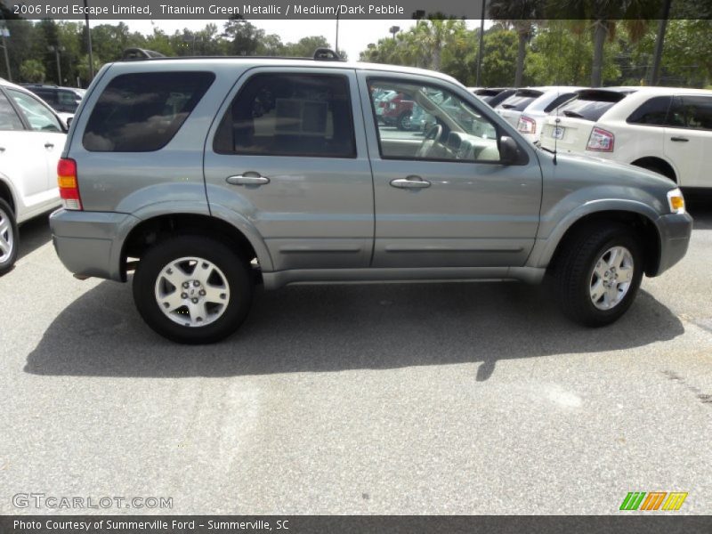 Titanium Green Metallic / Medium/Dark Pebble 2006 Ford Escape Limited