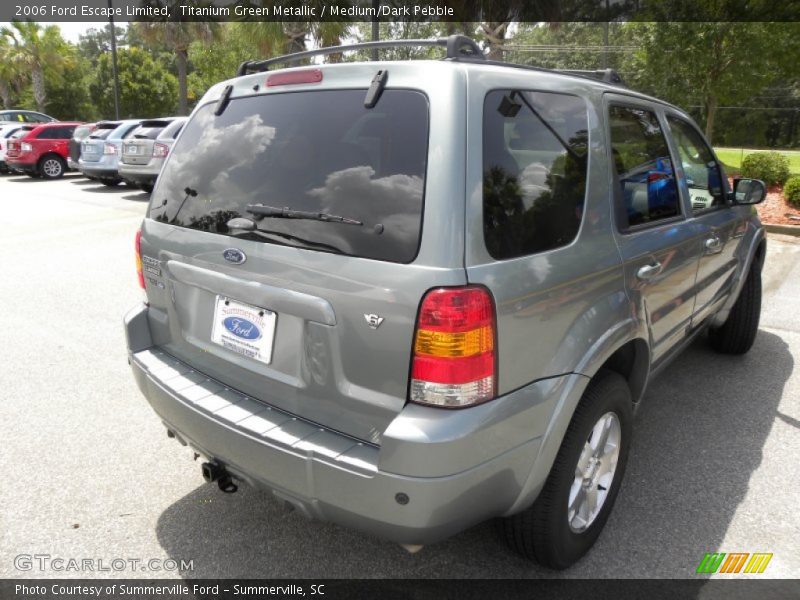 Titanium Green Metallic / Medium/Dark Pebble 2006 Ford Escape Limited