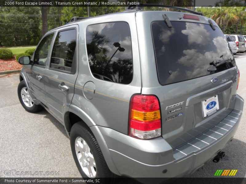 Titanium Green Metallic / Medium/Dark Pebble 2006 Ford Escape Limited