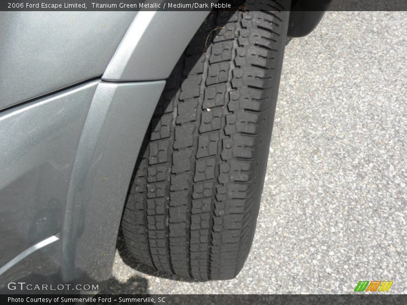 Titanium Green Metallic / Medium/Dark Pebble 2006 Ford Escape Limited