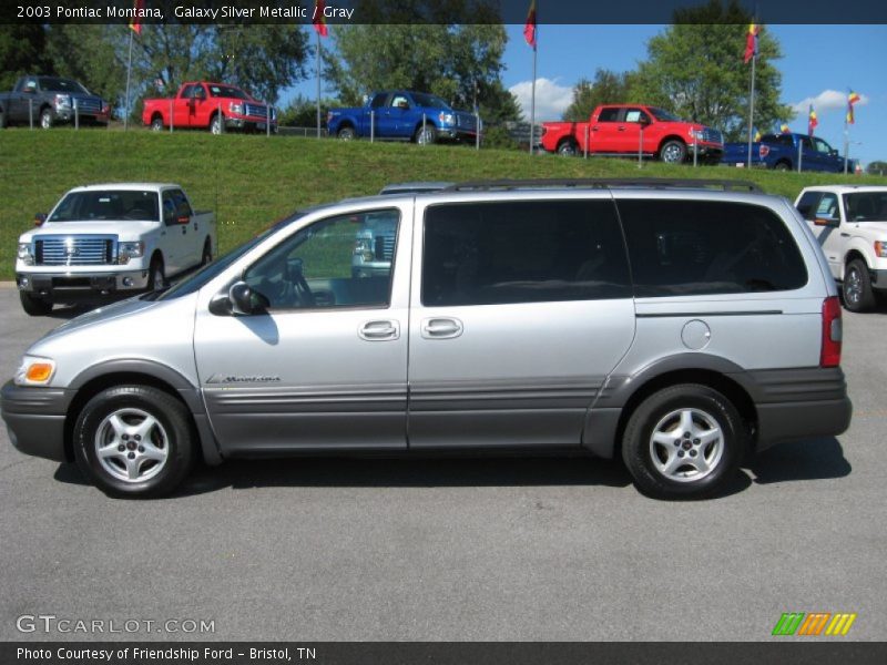 Galaxy Silver Metallic / Gray 2003 Pontiac Montana