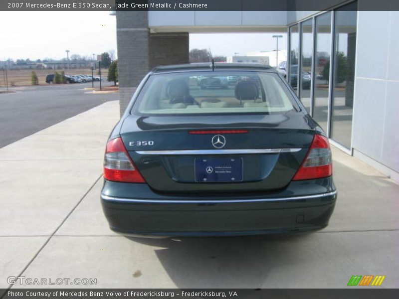 Jade Green Metallic / Cashmere 2007 Mercedes-Benz E 350 Sedan