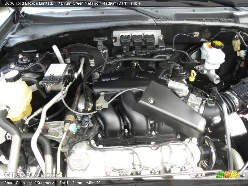 Titanium Green Metallic / Medium/Dark Pebble 2006 Ford Escape Limited