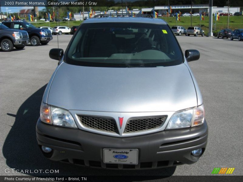 Galaxy Silver Metallic / Gray 2003 Pontiac Montana