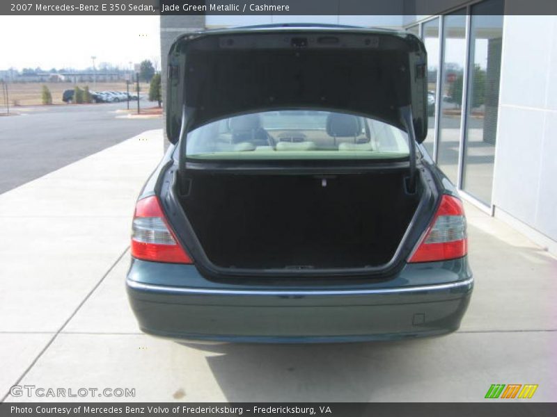 Jade Green Metallic / Cashmere 2007 Mercedes-Benz E 350 Sedan