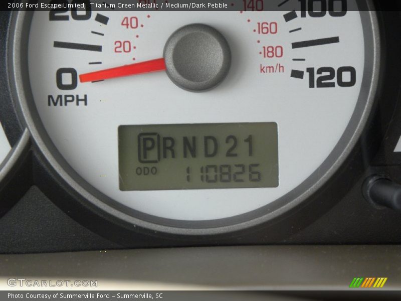 Titanium Green Metallic / Medium/Dark Pebble 2006 Ford Escape Limited