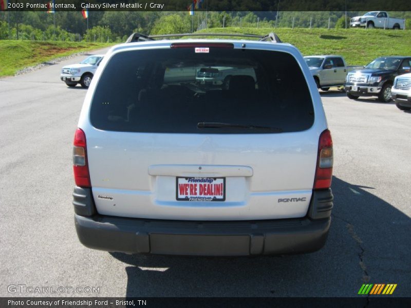 Galaxy Silver Metallic / Gray 2003 Pontiac Montana