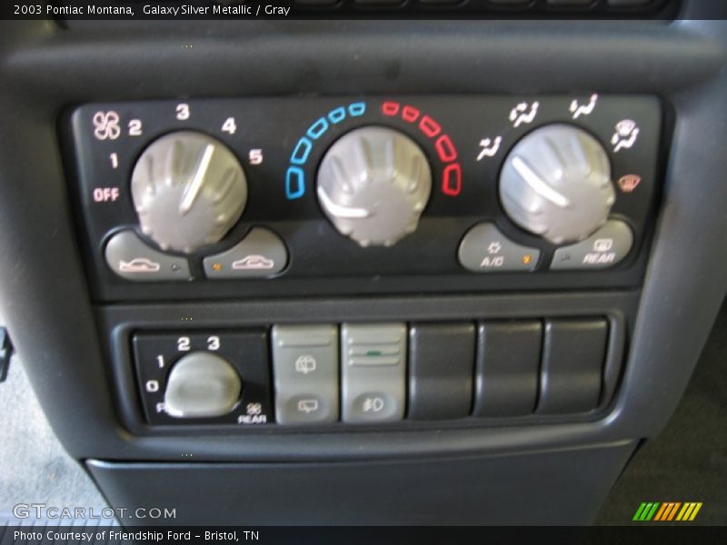 Controls of 2003 Montana 