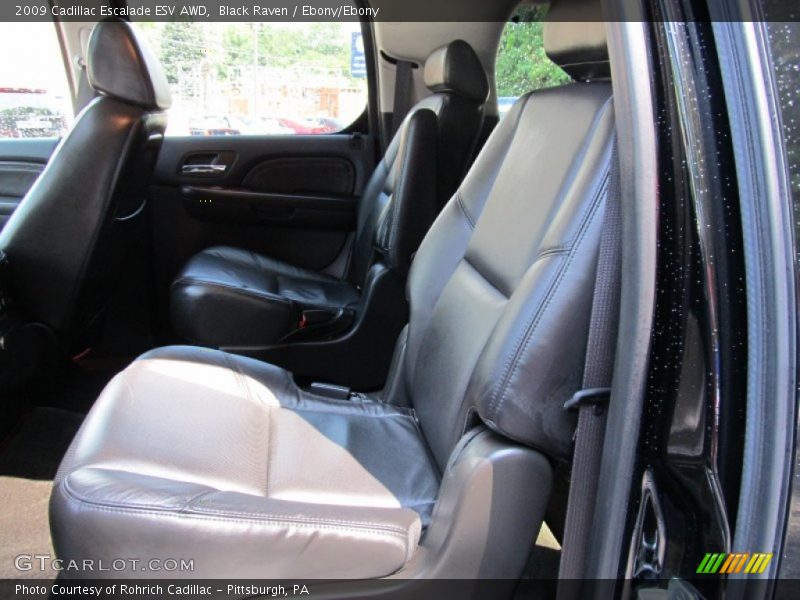 Black Raven / Ebony/Ebony 2009 Cadillac Escalade ESV AWD
