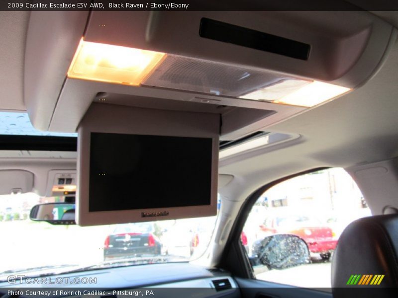 Black Raven / Ebony/Ebony 2009 Cadillac Escalade ESV AWD