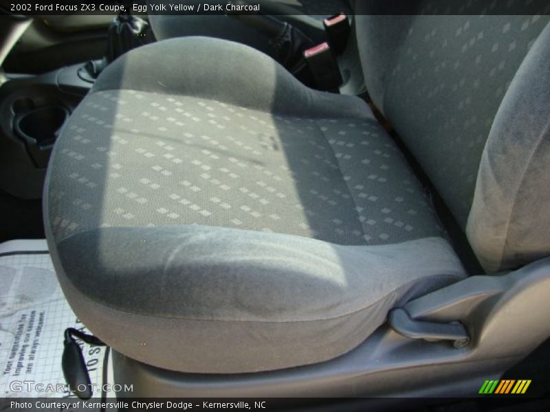 Egg Yolk Yellow / Dark Charcoal 2002 Ford Focus ZX3 Coupe