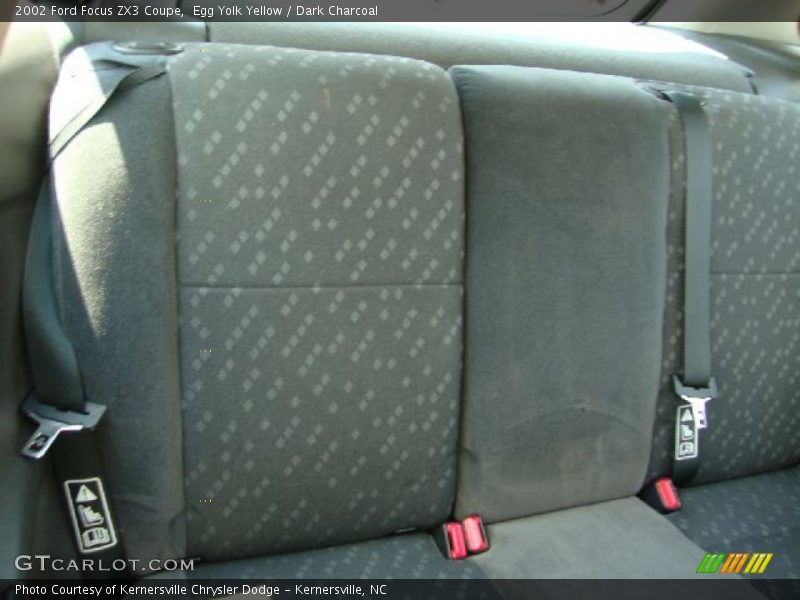 Egg Yolk Yellow / Dark Charcoal 2002 Ford Focus ZX3 Coupe