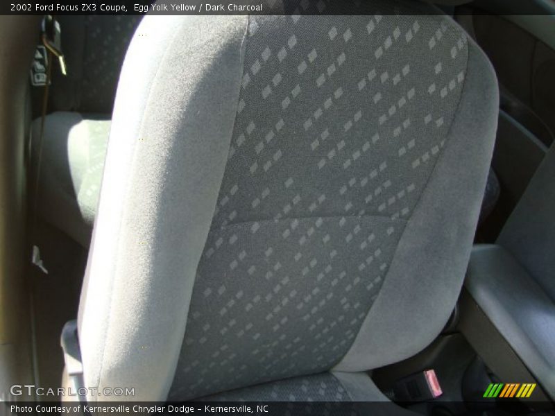 Egg Yolk Yellow / Dark Charcoal 2002 Ford Focus ZX3 Coupe