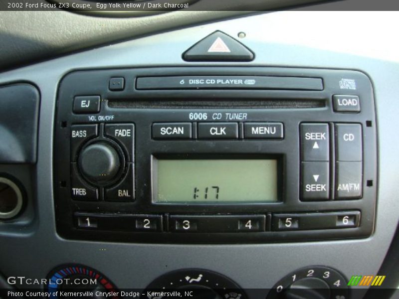 Audio System of 2002 Focus ZX3 Coupe