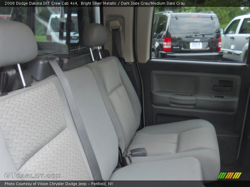 Bright Silver Metallic / Dark Slate Gray/Medium Slate Gray 2008 Dodge Dakota SXT Crew Cab 4x4