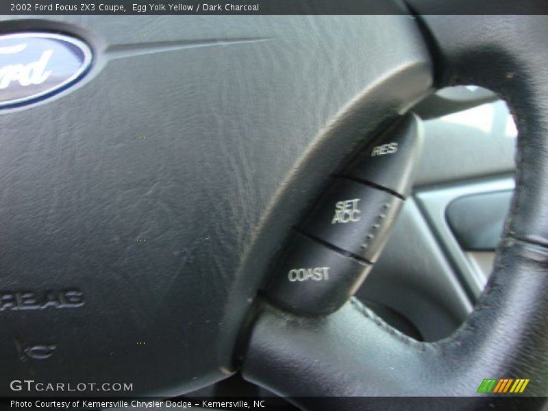 Egg Yolk Yellow / Dark Charcoal 2002 Ford Focus ZX3 Coupe