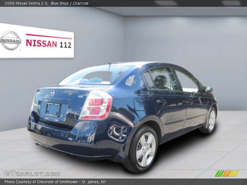Blue Onyx / Charcoal 2009 Nissan Sentra 2.0