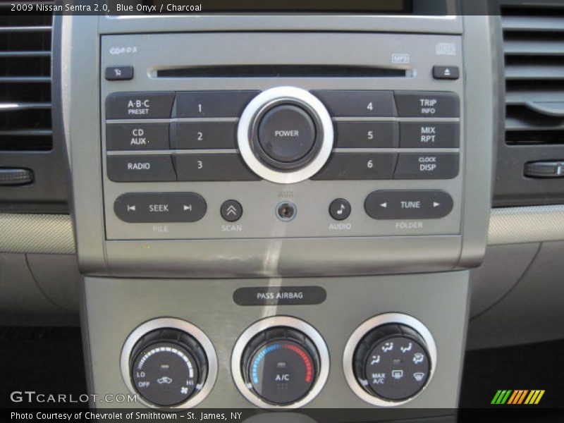 Blue Onyx / Charcoal 2009 Nissan Sentra 2.0
