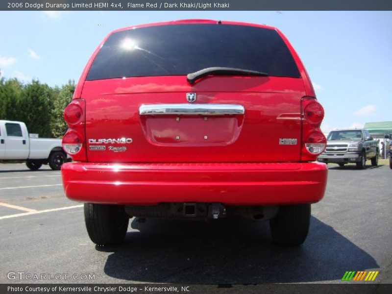 Flame Red / Dark Khaki/Light Khaki 2006 Dodge Durango Limited HEMI 4x4