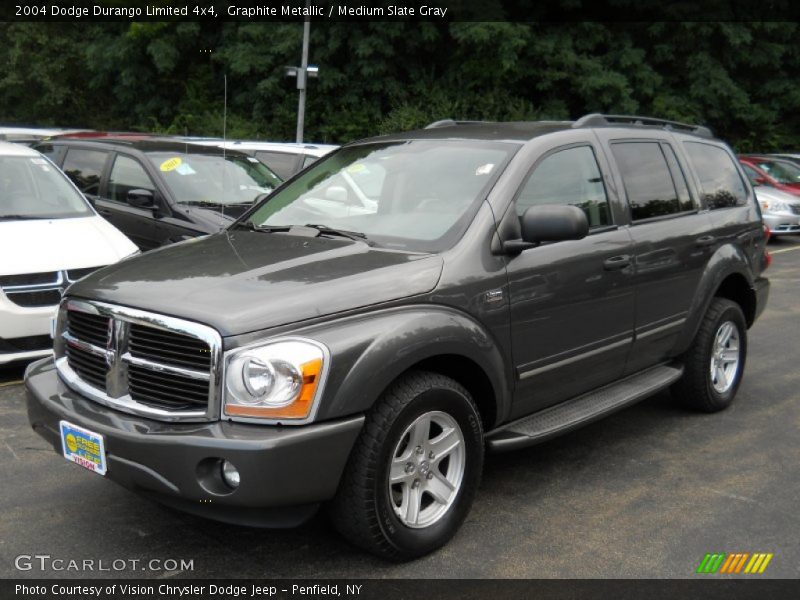 Graphite Metallic / Medium Slate Gray 2004 Dodge Durango Limited 4x4
