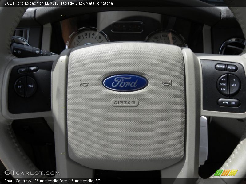 Tuxedo Black Metallic / Stone 2011 Ford Expedition EL XLT