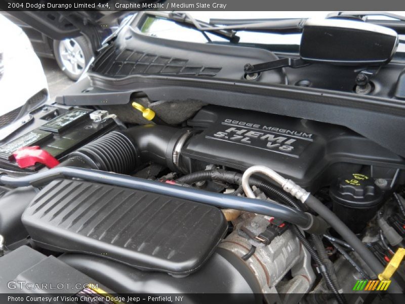 Graphite Metallic / Medium Slate Gray 2004 Dodge Durango Limited 4x4