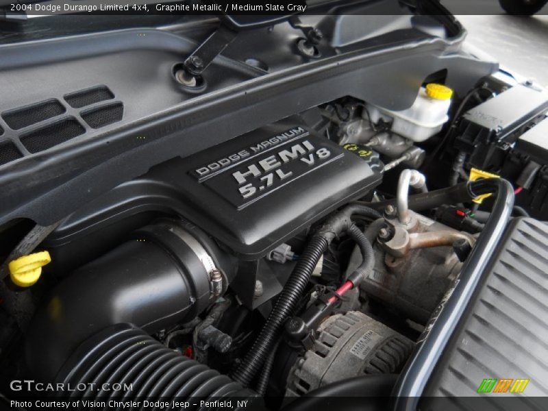 Graphite Metallic / Medium Slate Gray 2004 Dodge Durango Limited 4x4