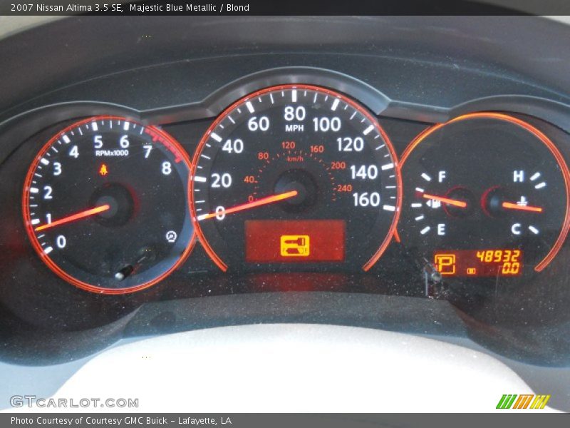 Majestic Blue Metallic / Blond 2007 Nissan Altima 3.5 SE