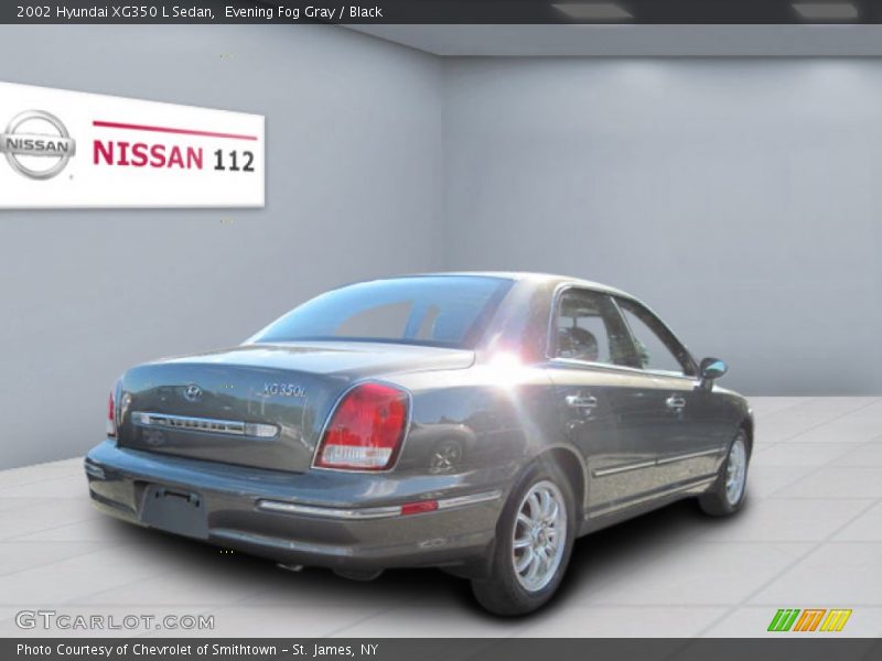 Evening Fog Gray / Black 2002 Hyundai XG350 L Sedan