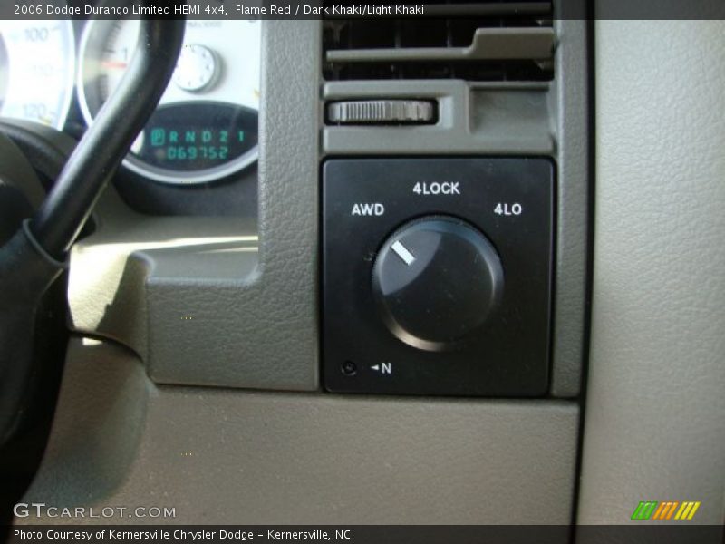 Flame Red / Dark Khaki/Light Khaki 2006 Dodge Durango Limited HEMI 4x4