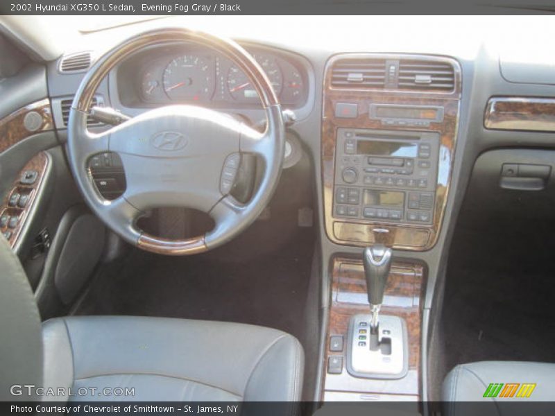 Evening Fog Gray / Black 2002 Hyundai XG350 L Sedan