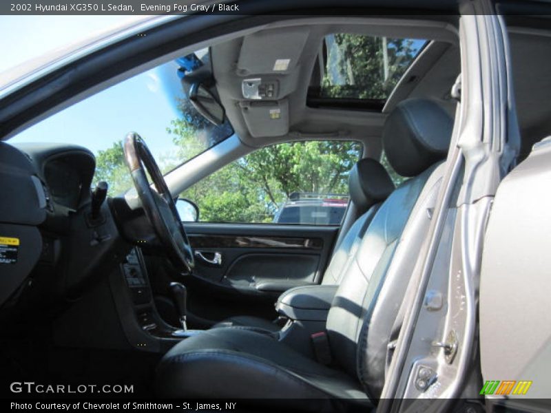 Evening Fog Gray / Black 2002 Hyundai XG350 L Sedan