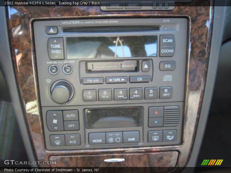 Evening Fog Gray / Black 2002 Hyundai XG350 L Sedan