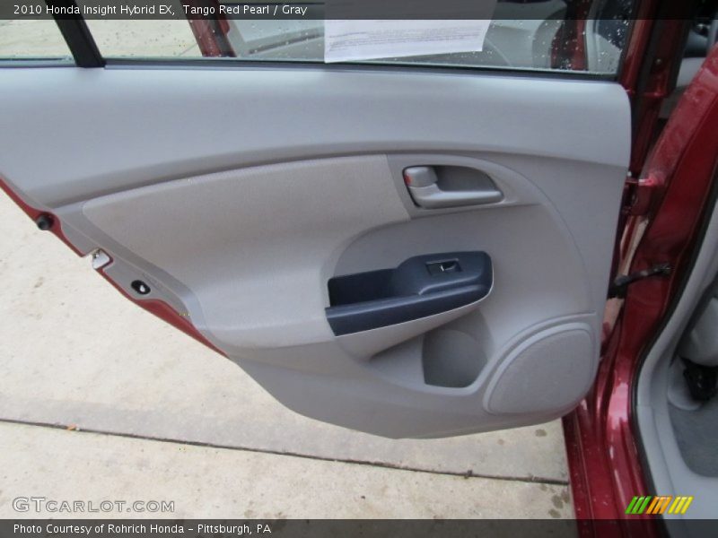 Tango Red Pearl / Gray 2010 Honda Insight Hybrid EX