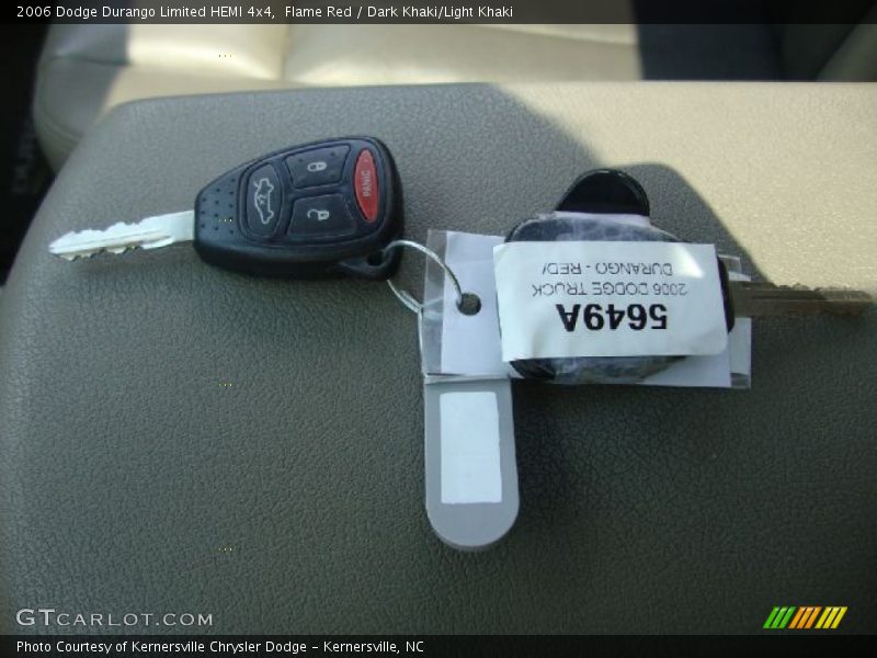 Keys of 2006 Durango Limited HEMI 4x4