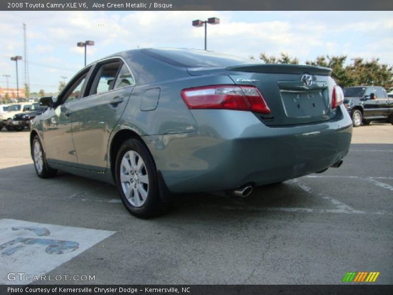 Aloe Green Metallic / Bisque 2008 Toyota Camry XLE V6
