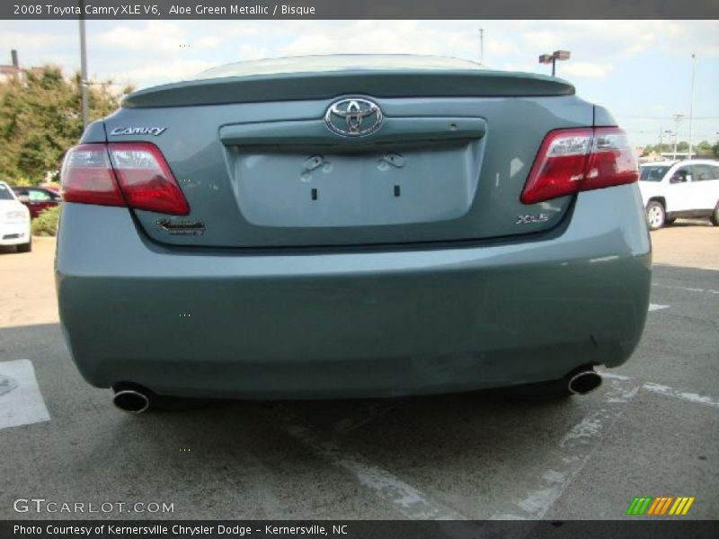 Aloe Green Metallic / Bisque 2008 Toyota Camry XLE V6