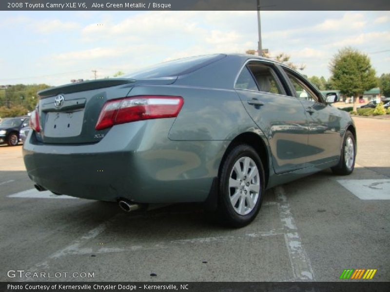 Aloe Green Metallic / Bisque 2008 Toyota Camry XLE V6